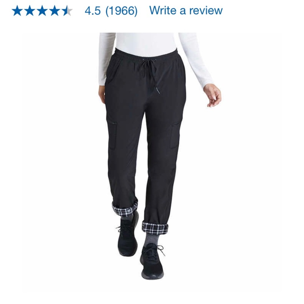 Eddie Bauer ladies flannel lined pants